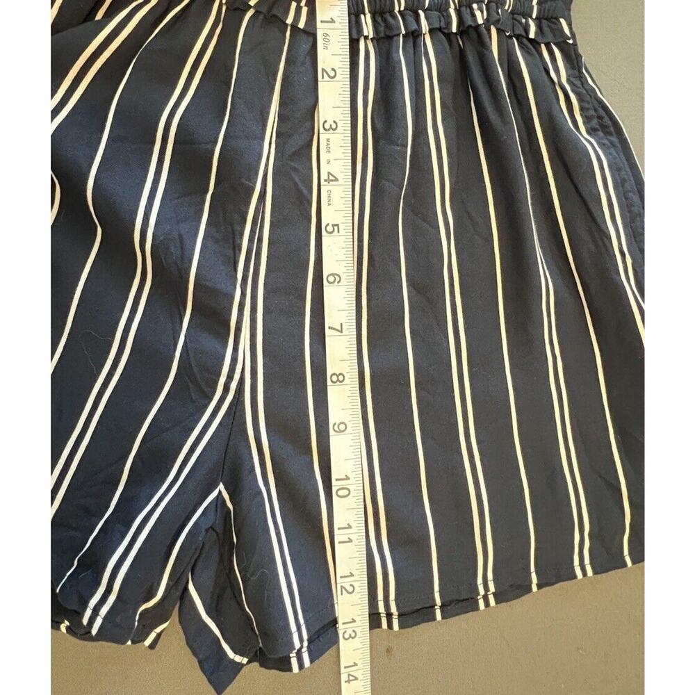Abercrombie Kids Stripe Blue Shorts Romper Long Sleeve Girls 13/14 Excellent - Picture 7 of 8